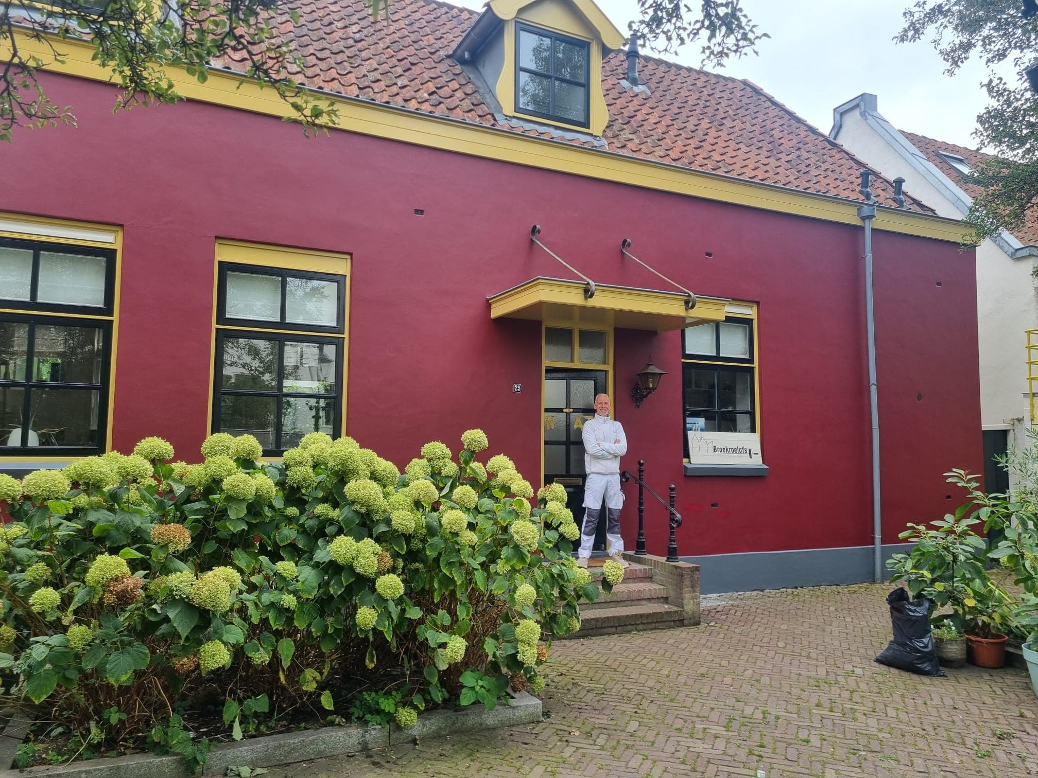 Gevel schilderwerk detail